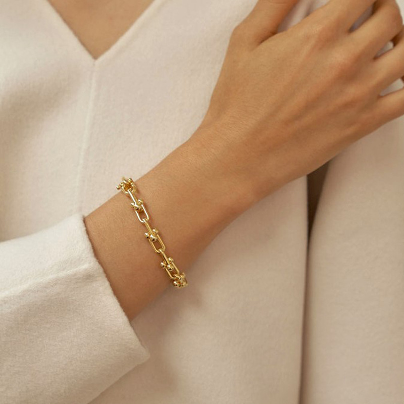 カップル チェーン レトロ ブレスレット image number 2