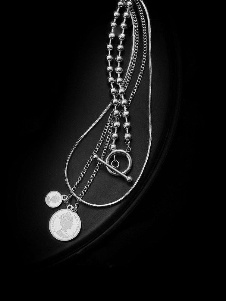 コインマンテルスネークネックレス image number 1