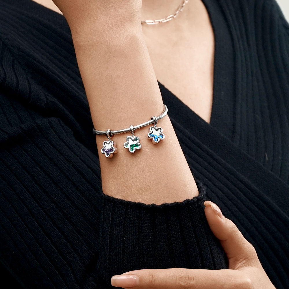 梅の花の誕生石ペンダント image number 3