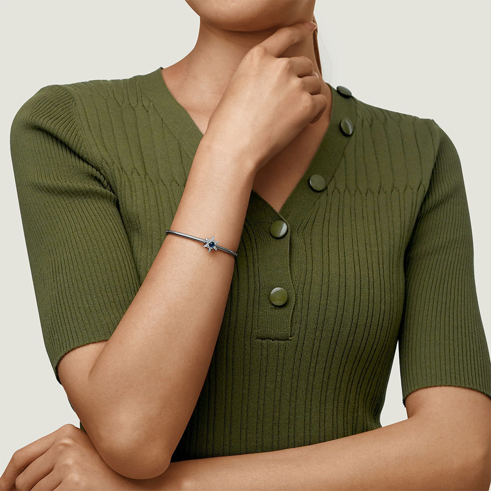 不安スノーフレークムードチャーム image number 3