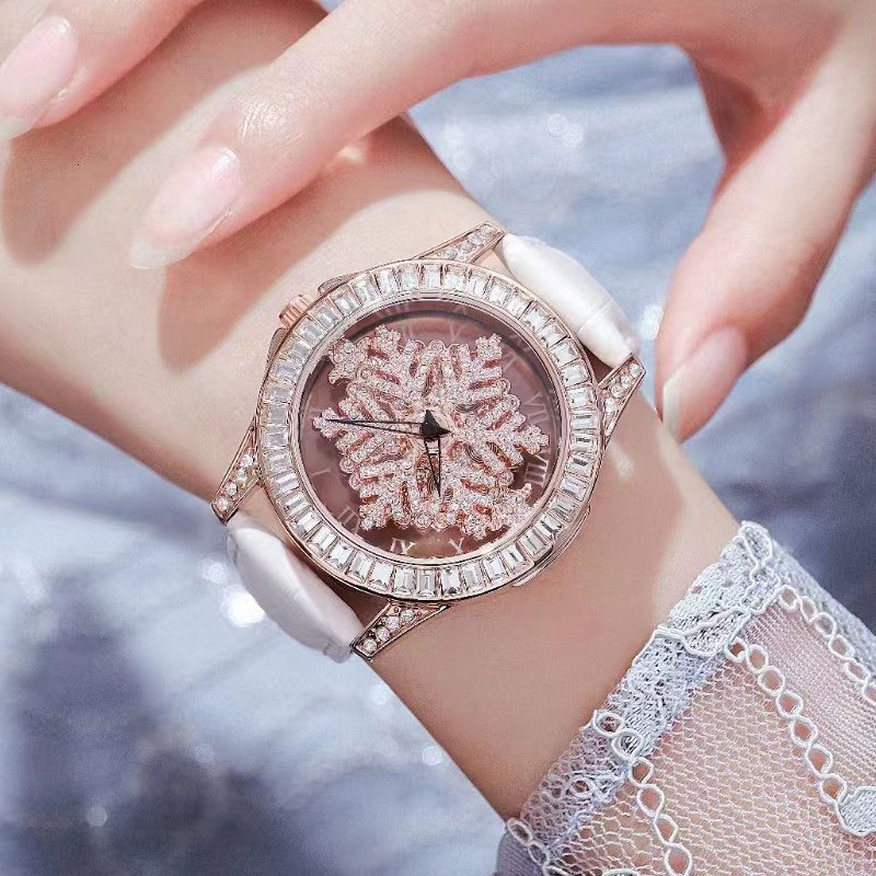 雪の结晶 クリスタルダイヤモンド 腕時計 image number 0