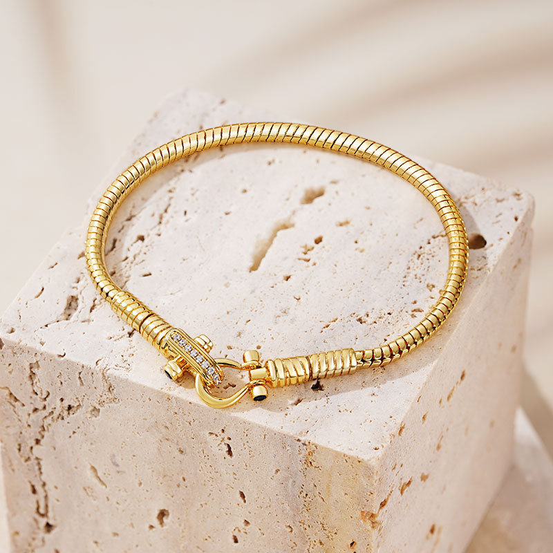 フォールドオーバー バックル スネーク ブレスレット image number 2