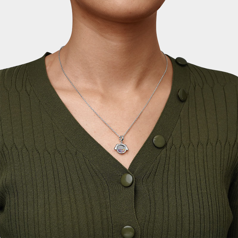 犬の恋人の彫刻可能なペンダント image number 3