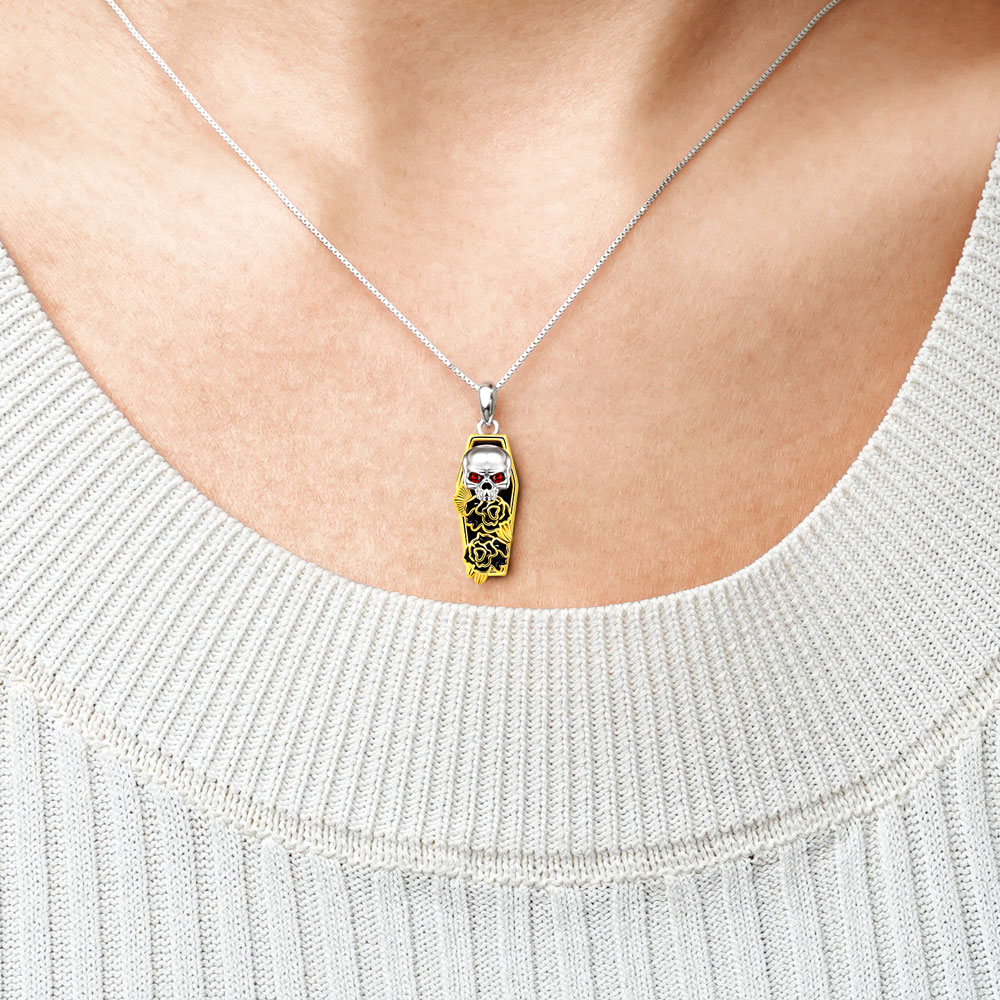 棺のネックレスの頭蓋骨 image number 3