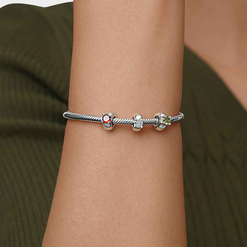 誕生石 スペーサービーズ ストッパー image number 3