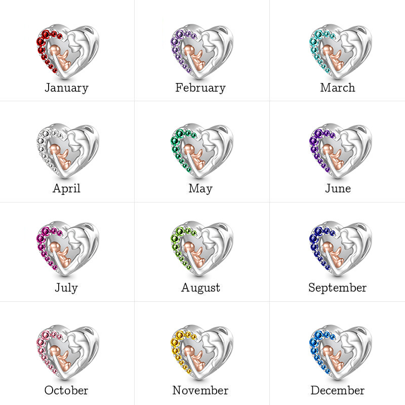 mom&baby 誕生石刻印可能チャーム image number 6