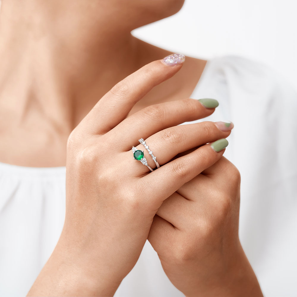 ラウンドカットスタッカブルリング image number 3