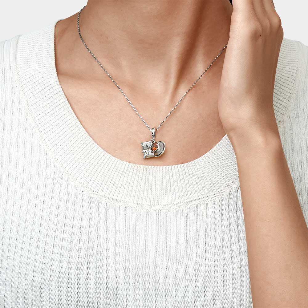 コーヒーカップと本のペンダント image number 6