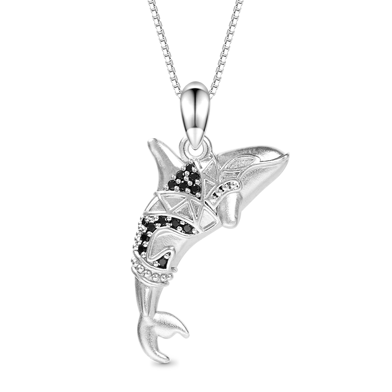 シャチとシャチのネックレス image number 0