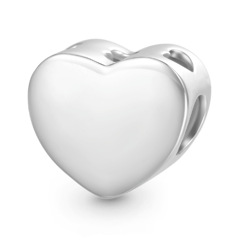 ラブハートの刻印可能なチャーム image number 1