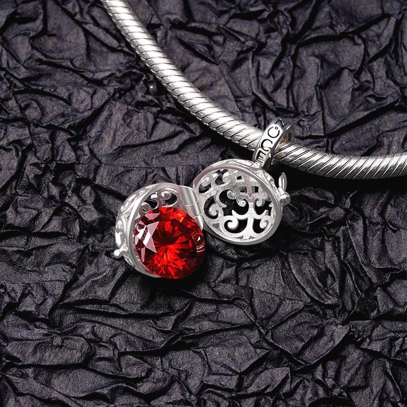 イースターエッグの誕生石ペンダント image number 3