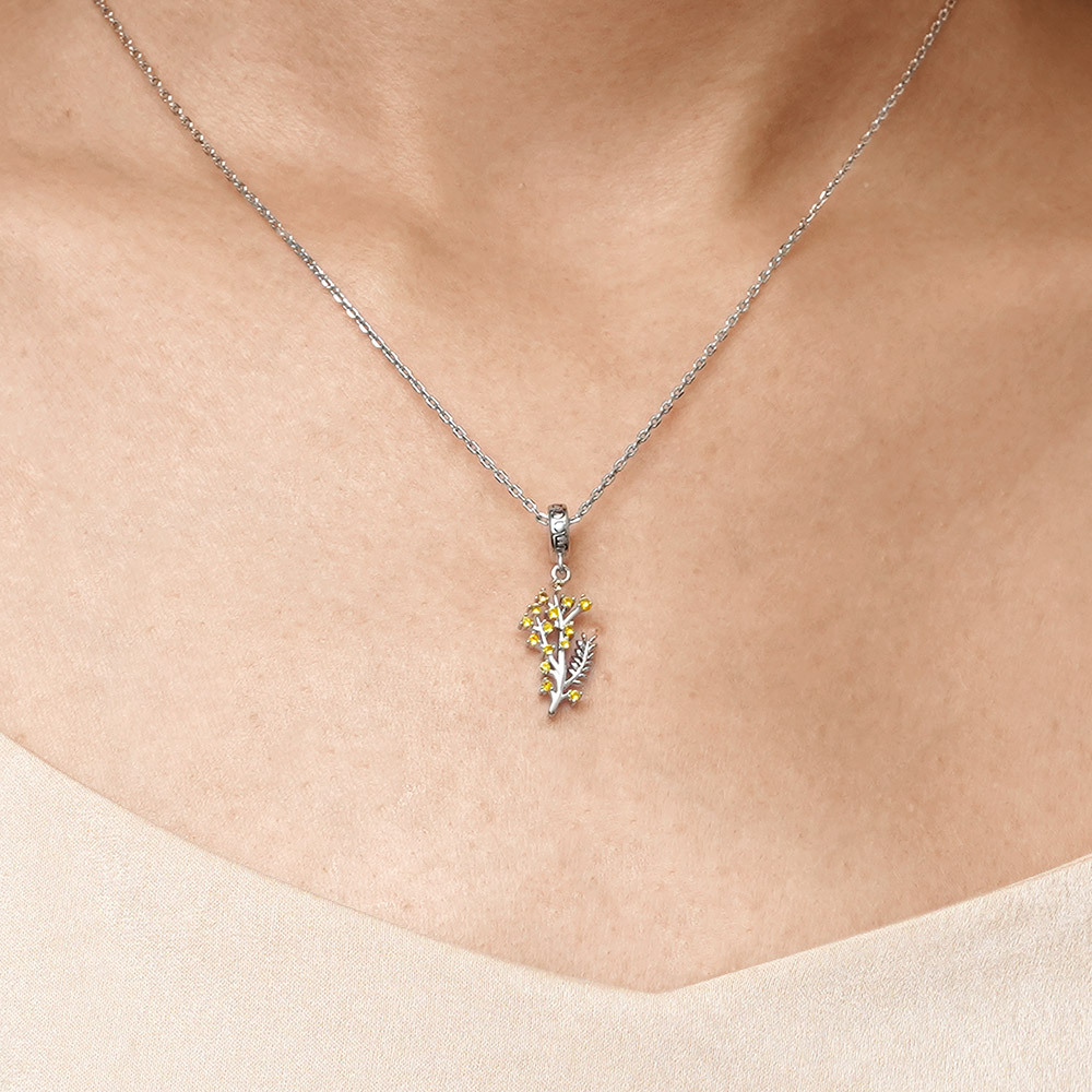 シルバーワトルペンダント image number 6