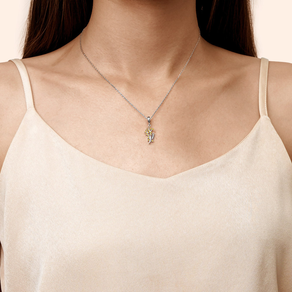 シルバーワトルペンダント image number 5