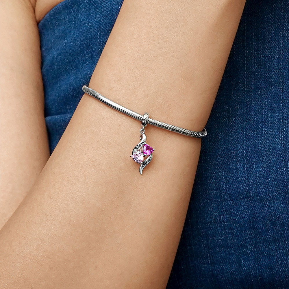 ダブルハート刻印ペンダント image number 4