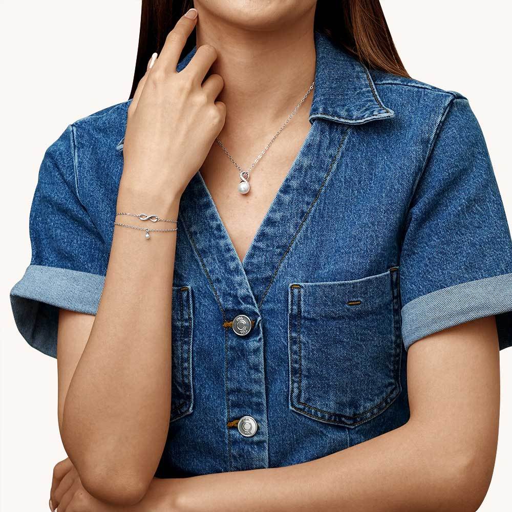 インフィニティラブパールネックレス image number 3