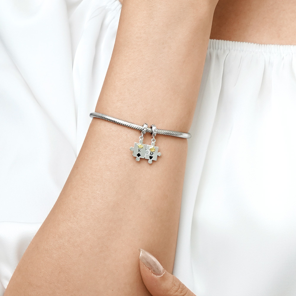 彫刻可能なカップルパズルペンダント image number 4