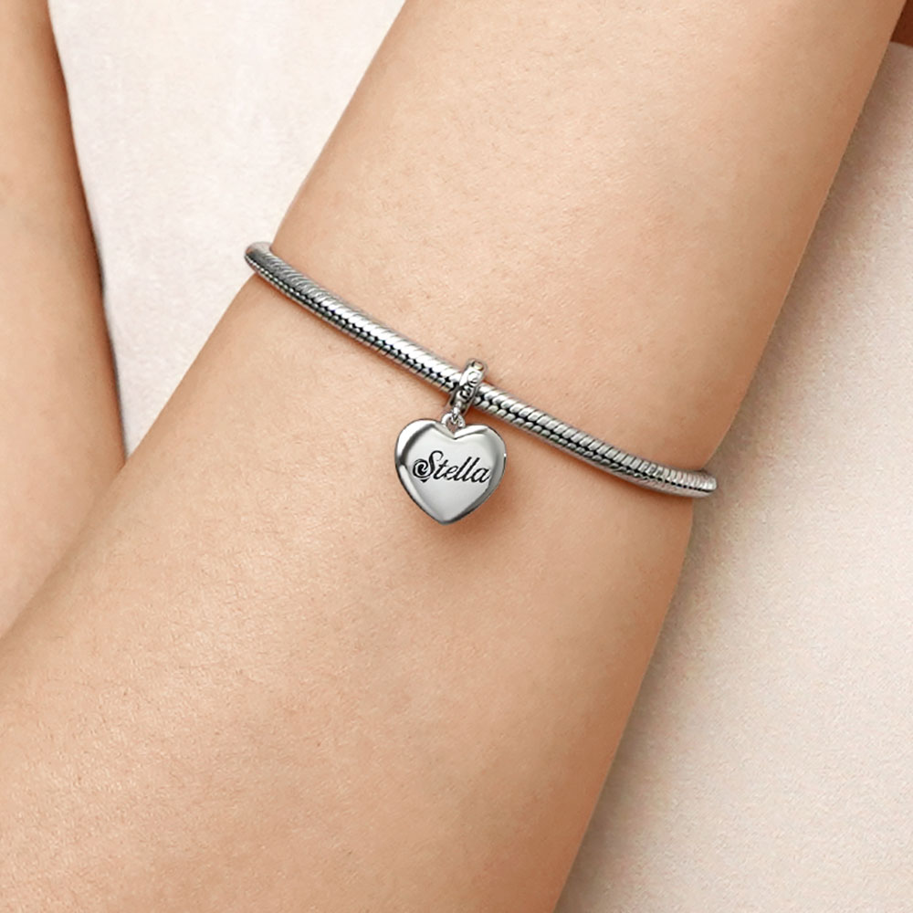 刻印可能なハートペンダント image number 4