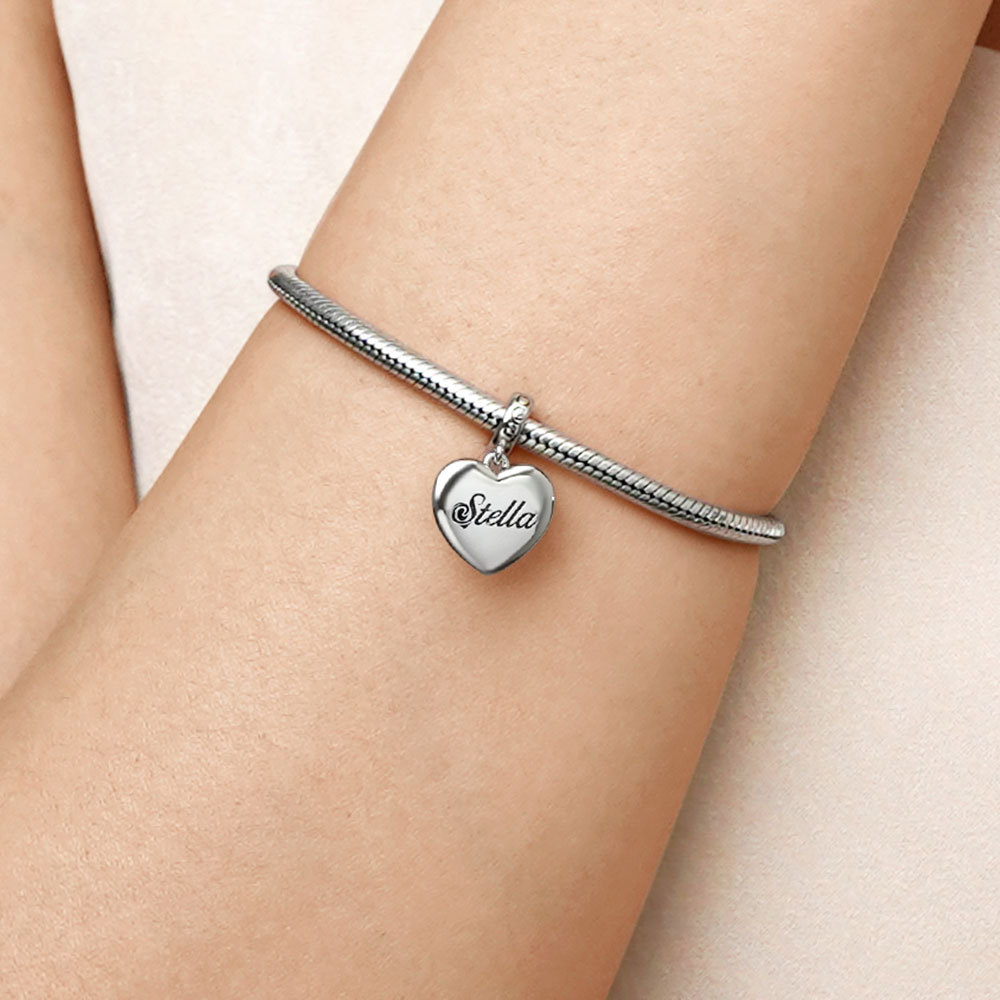 刻印可能なハートペンダント image number 4