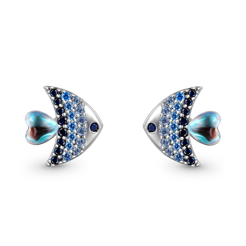 シャイニングフィッシュスタッドピアス image number 0