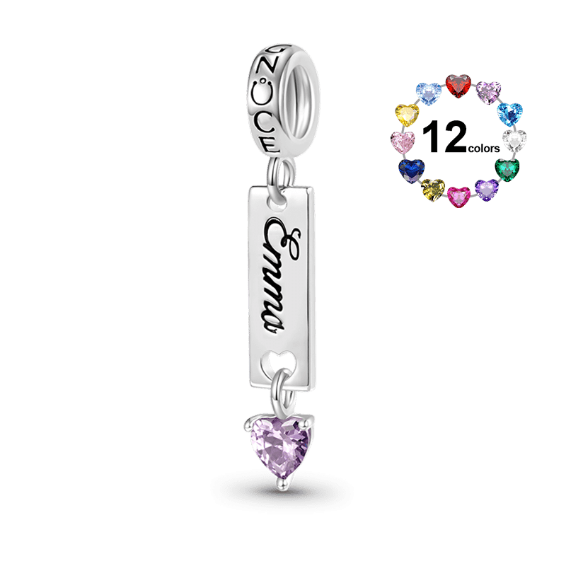 バー誕生石刻印可能なペンダント image number 0