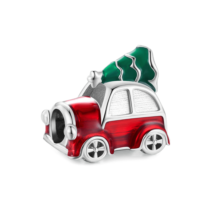 車とクリスマスツリーのチャーム image number 0