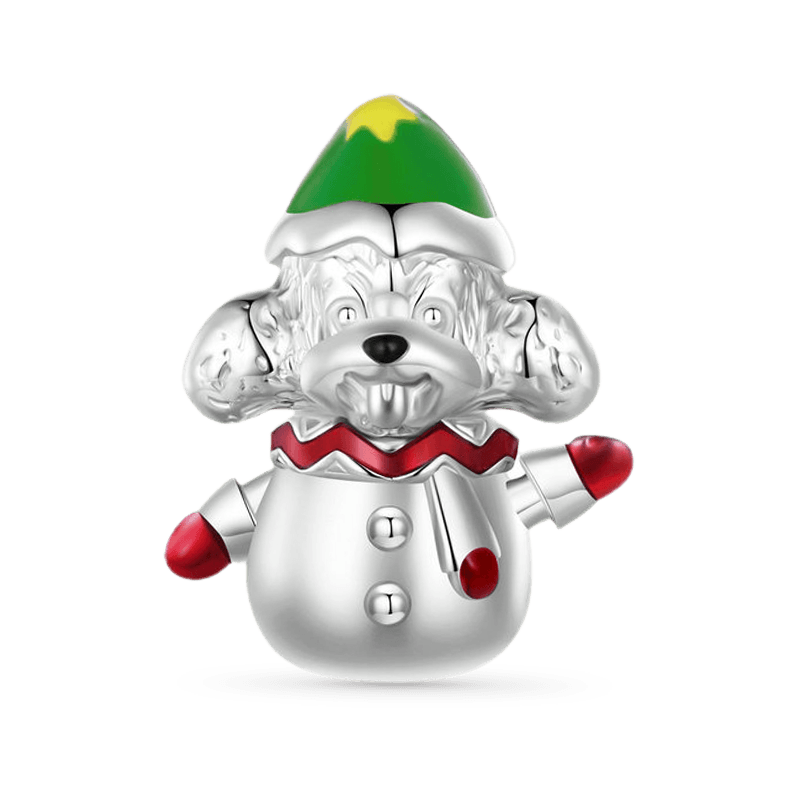 クリスマスの子犬のチャーム image number 0