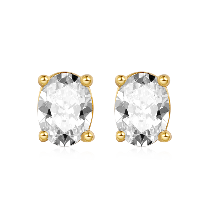 オーバルスタッドピアス image number 0