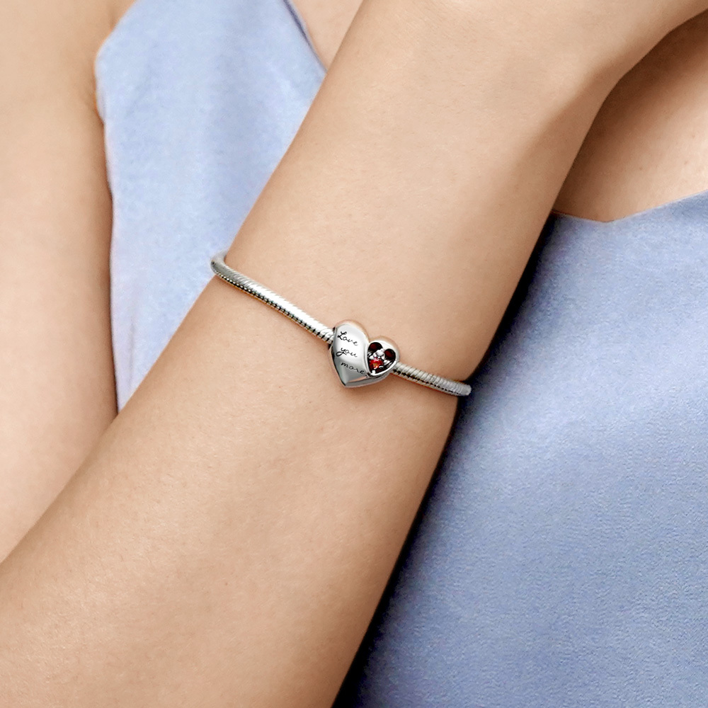 ラブハートの誕生石チャーム image number 4