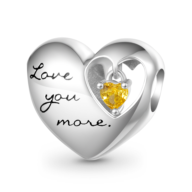 ラブハートの誕生石チャーム image number 0