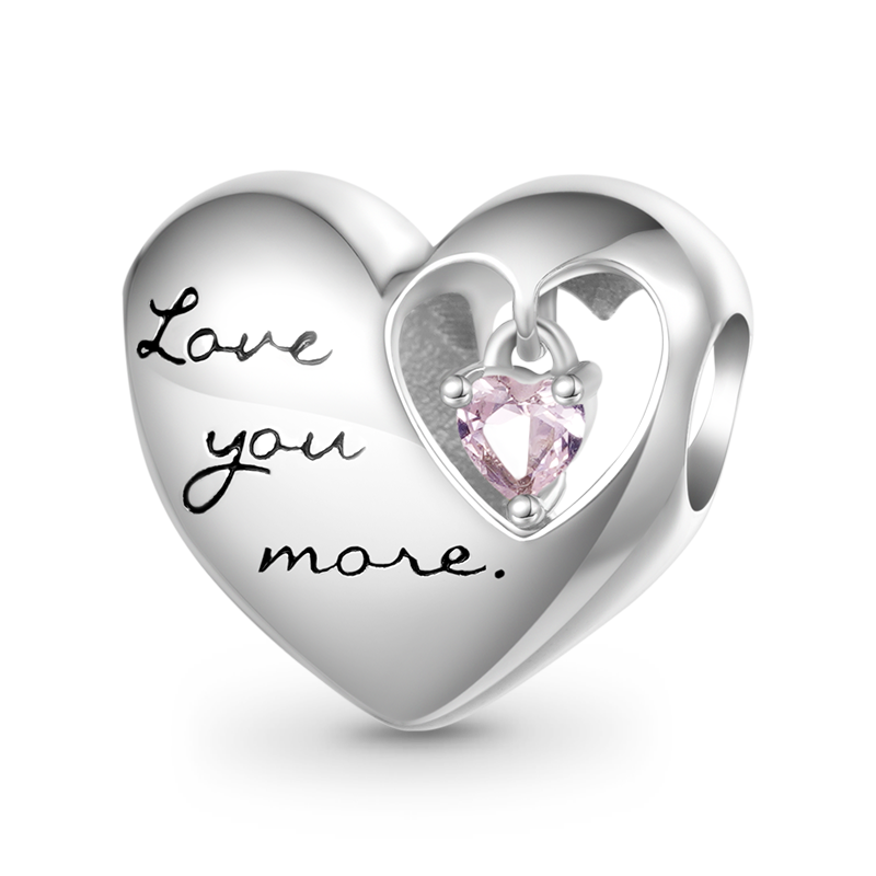 ラブハートの誕生石チャーム image number 0