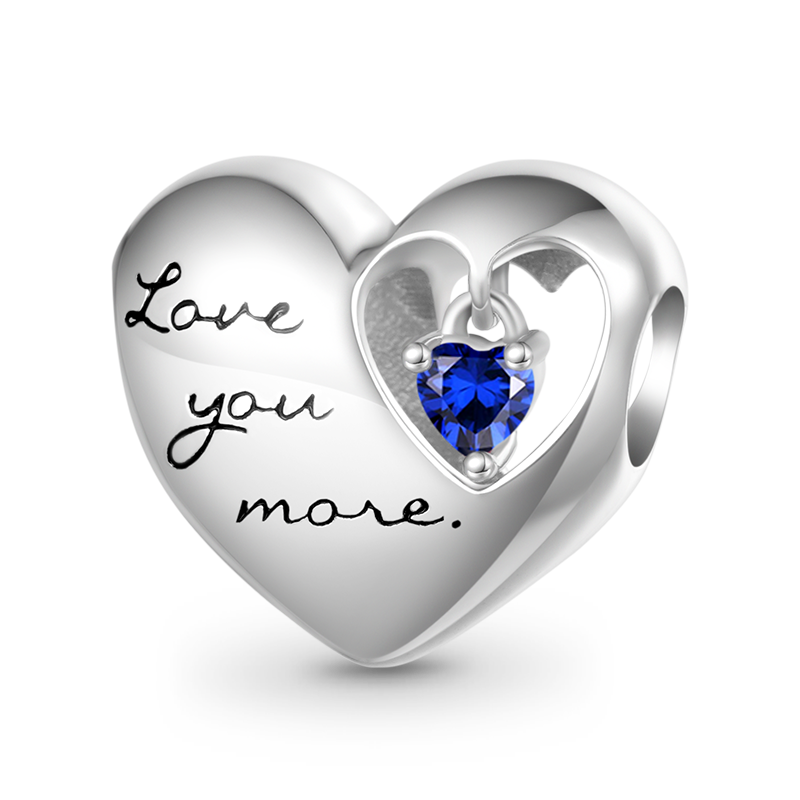 ラブハートの誕生石チャーム image number 0