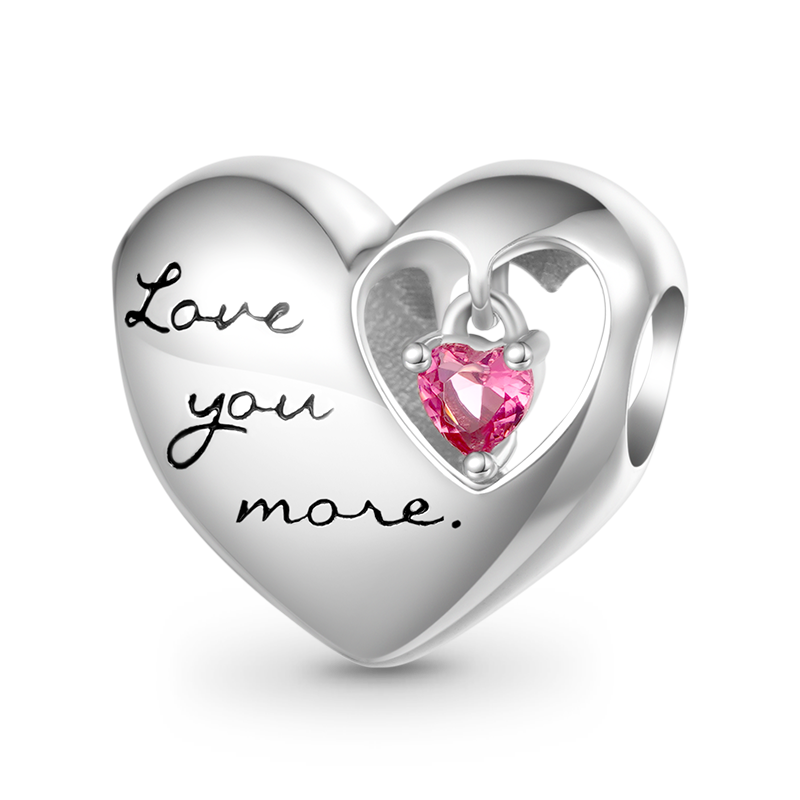 ラブハートの誕生石チャーム image number 0