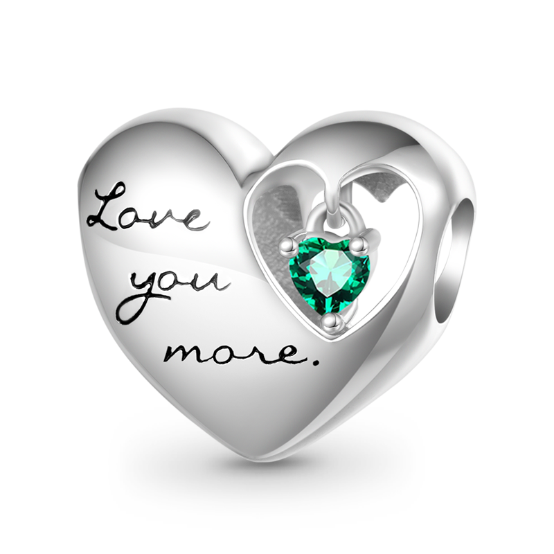 ラブハートの誕生石チャーム image number 0