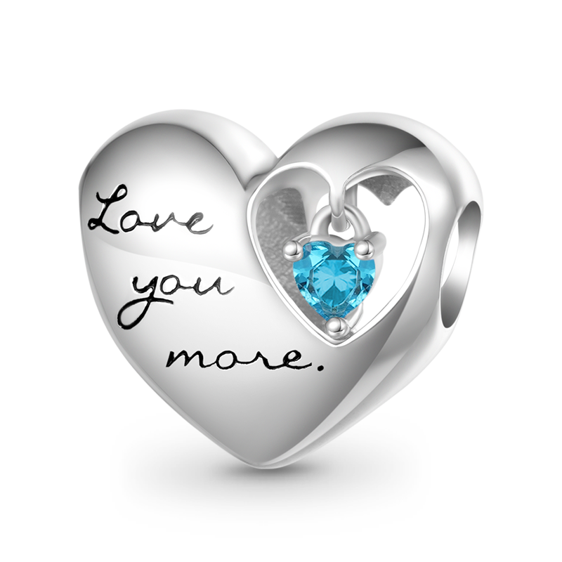 ラブハートの誕生石チャーム image number 0