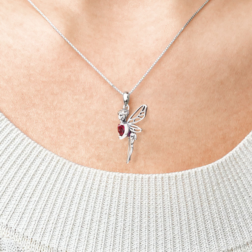 バタフライフェアリーネックレス image number 3