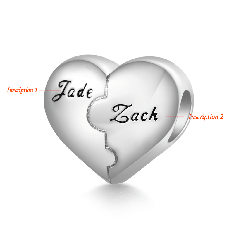 ハートの刻印可能なチャーム image number 1