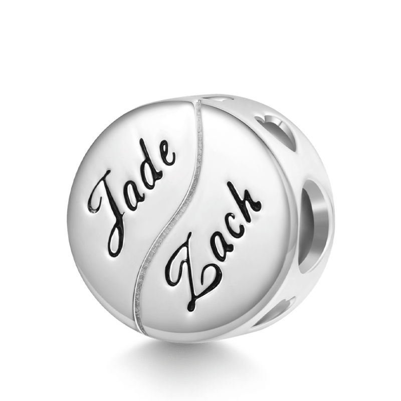 ハートの指紋チャーム image number 1