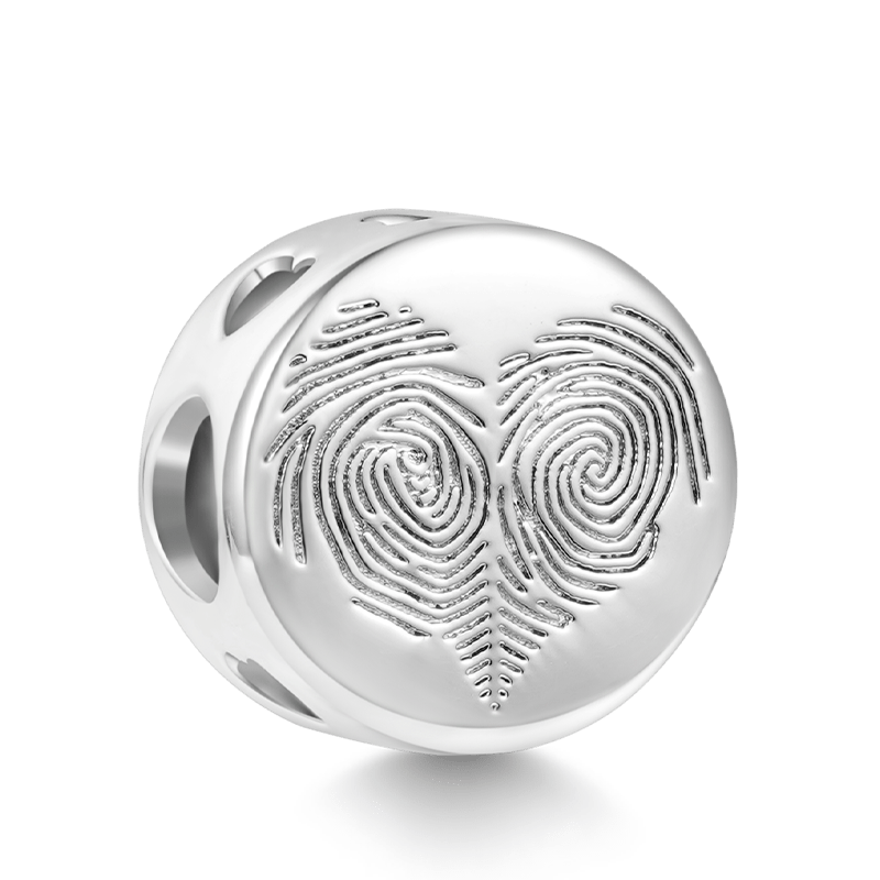 ハートの指紋チャーム image number 3