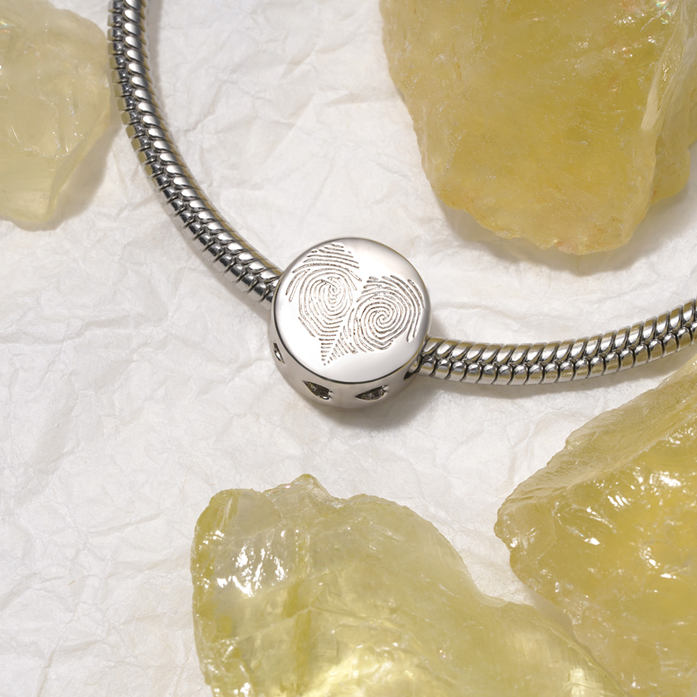 ハートの指紋チャーム image number 4