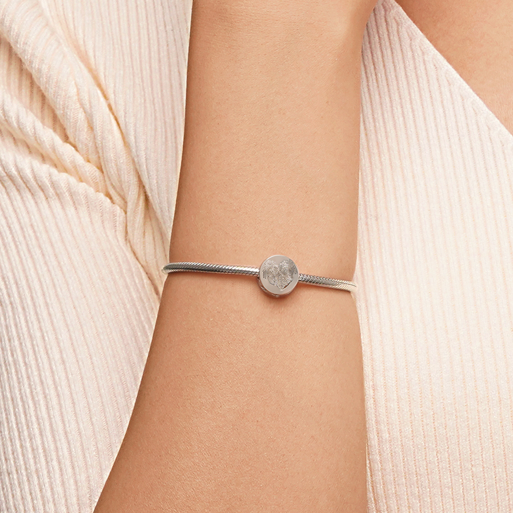 ハートの指紋チャーム image number 6