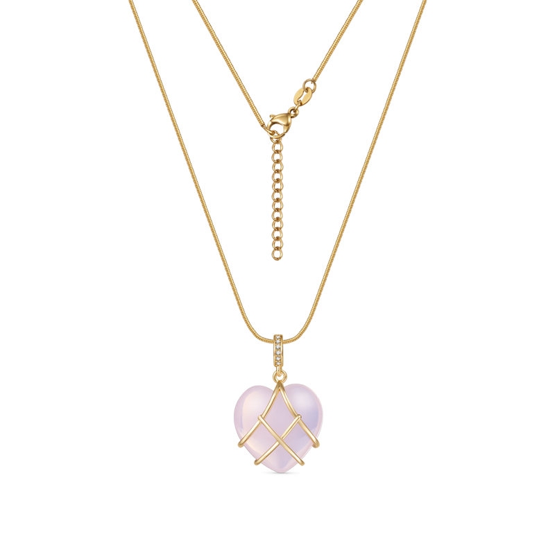 バービー ピンク ハート ネックレス image number 2