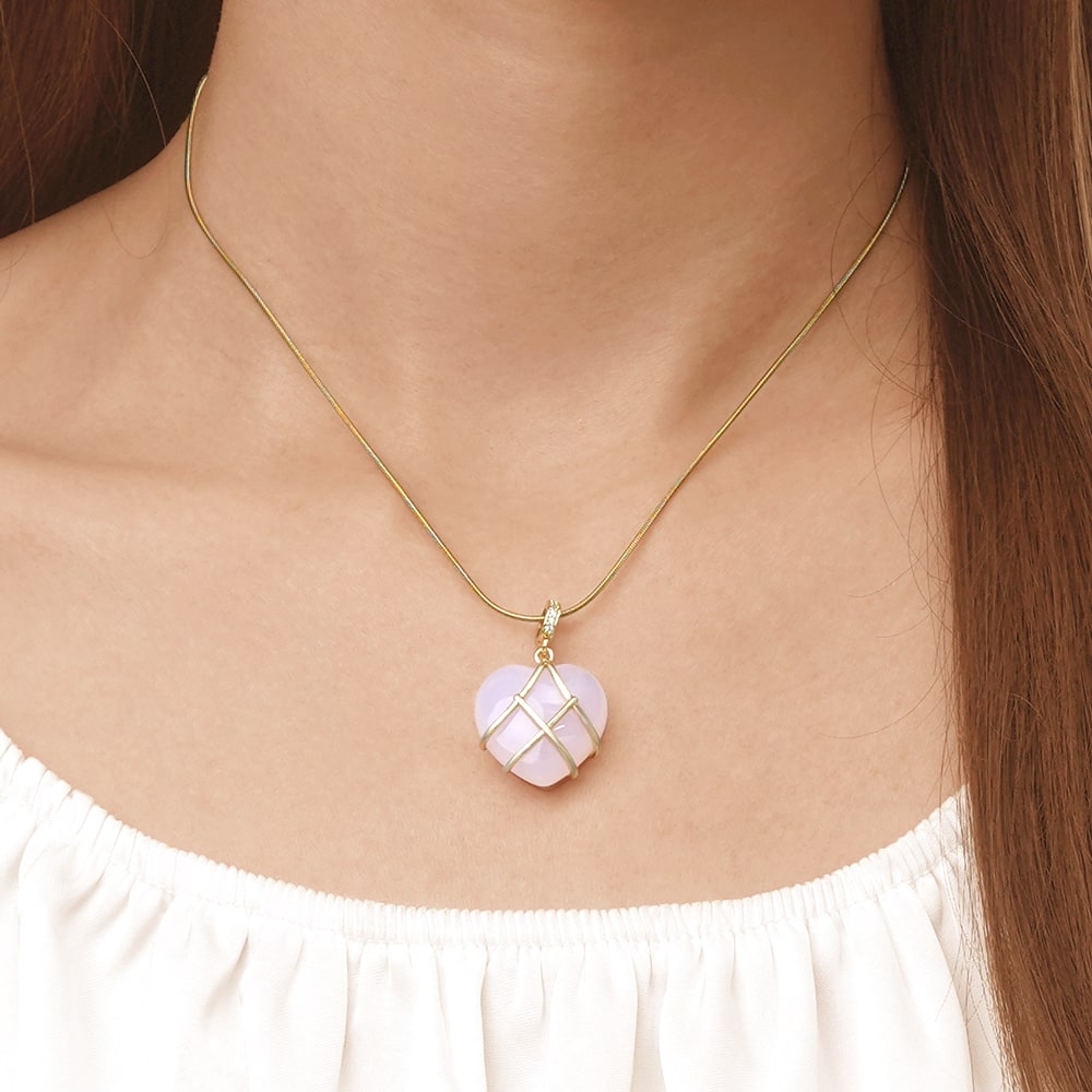 バービー ピンク ハート ネックレス image number 4