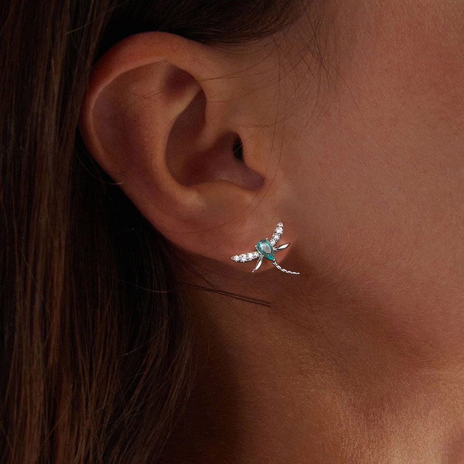 グリーントンボスタッドピアス image number 3