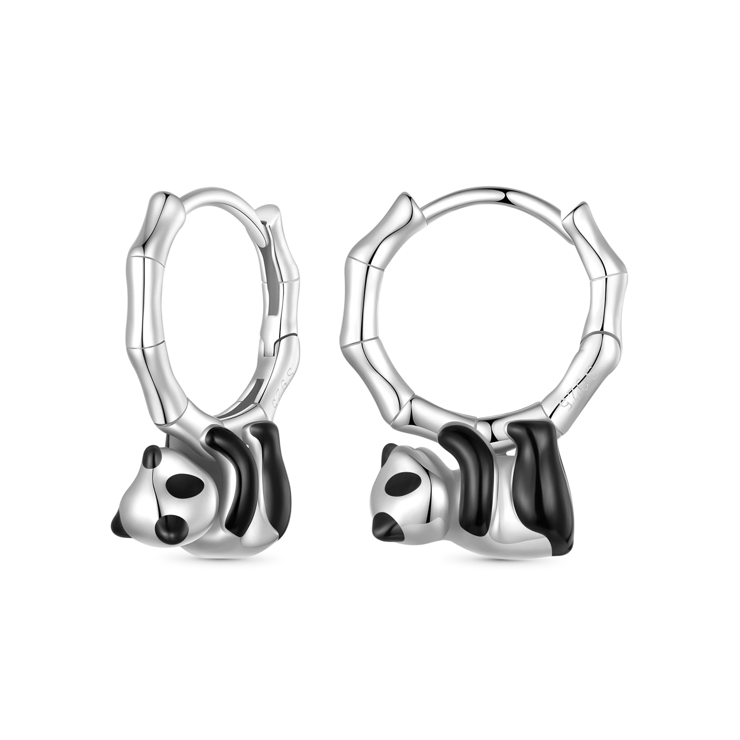 パンダバンブーフープピアス image number 0