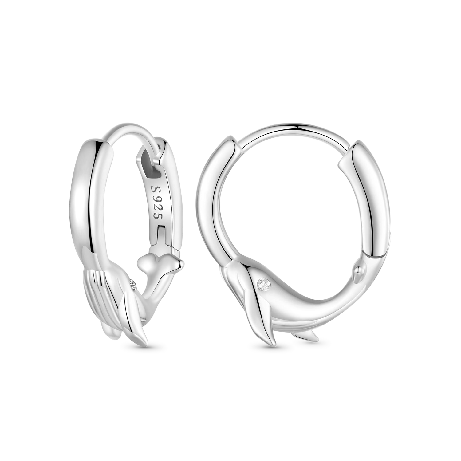 シンプルホエールフープピアス image number 0