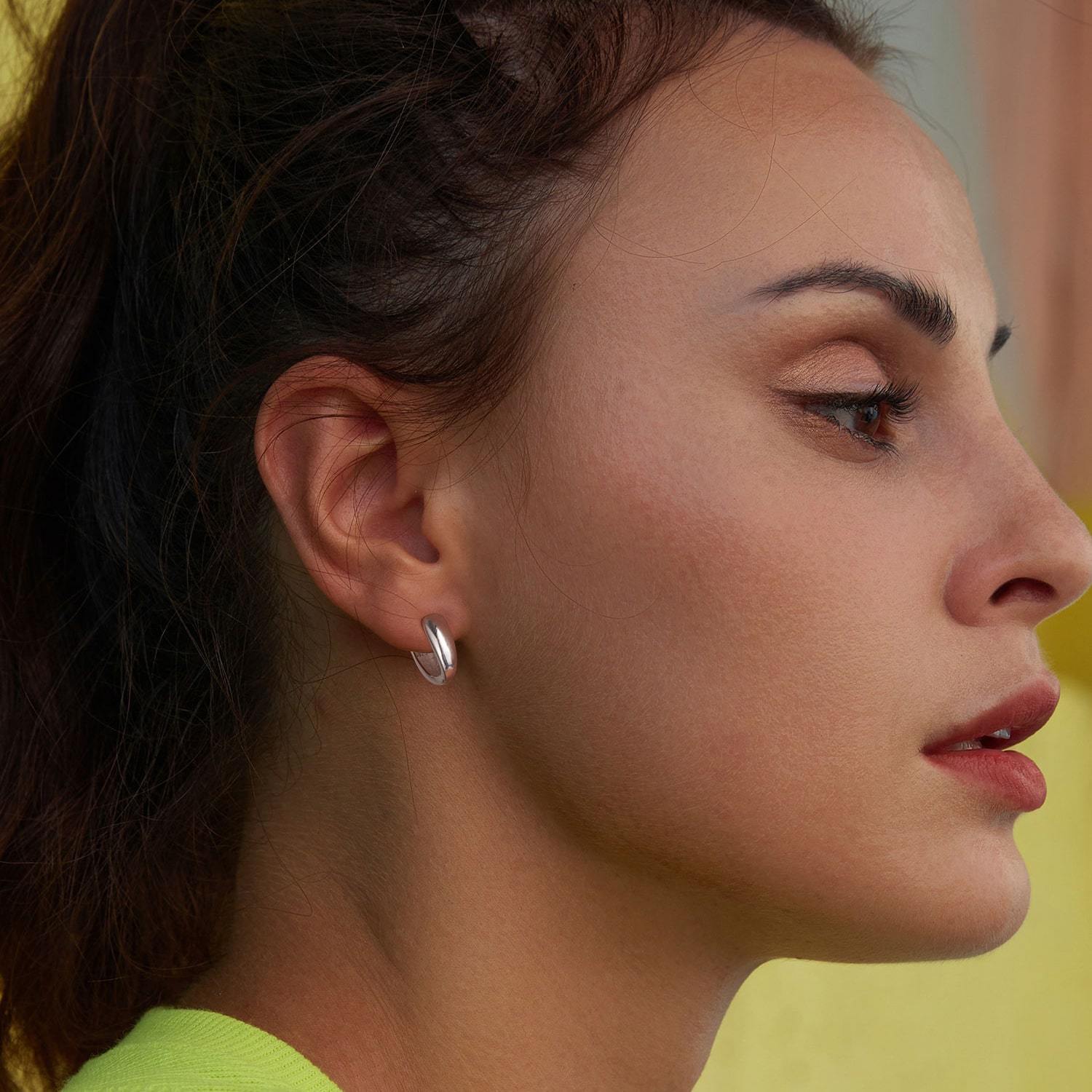 ミニロール フープピアス image number 3