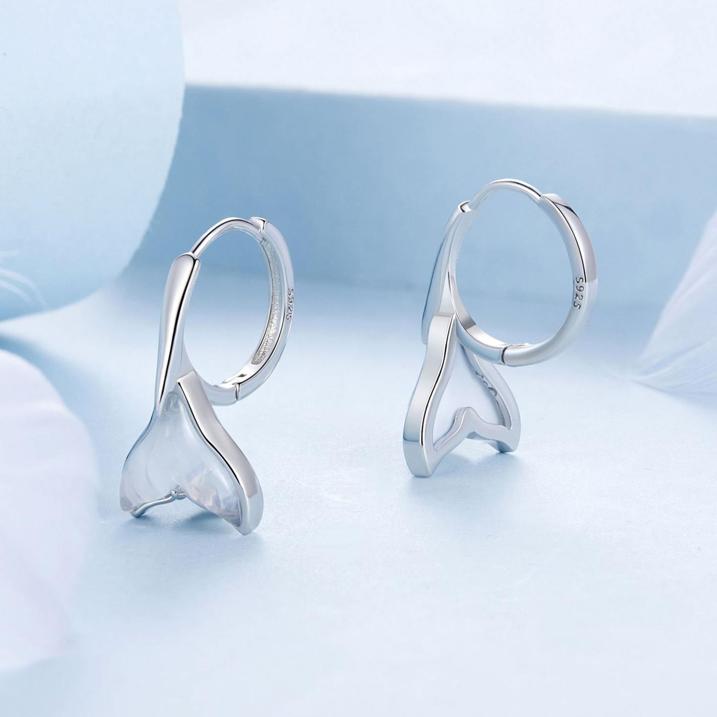 マーメイド フィッシュテール フープピアス image number 1