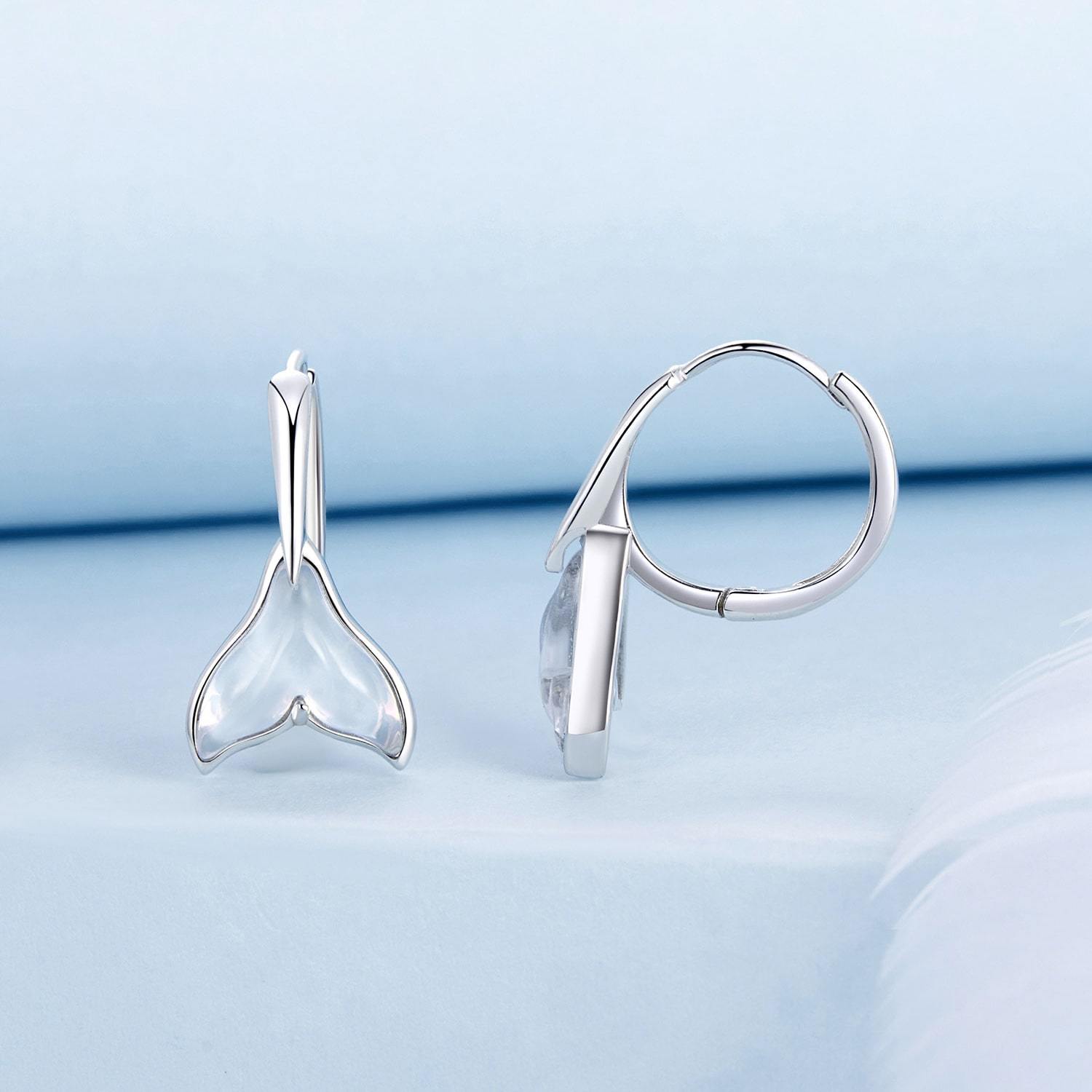 マーメイド フィッシュテール フープピアス image number 2