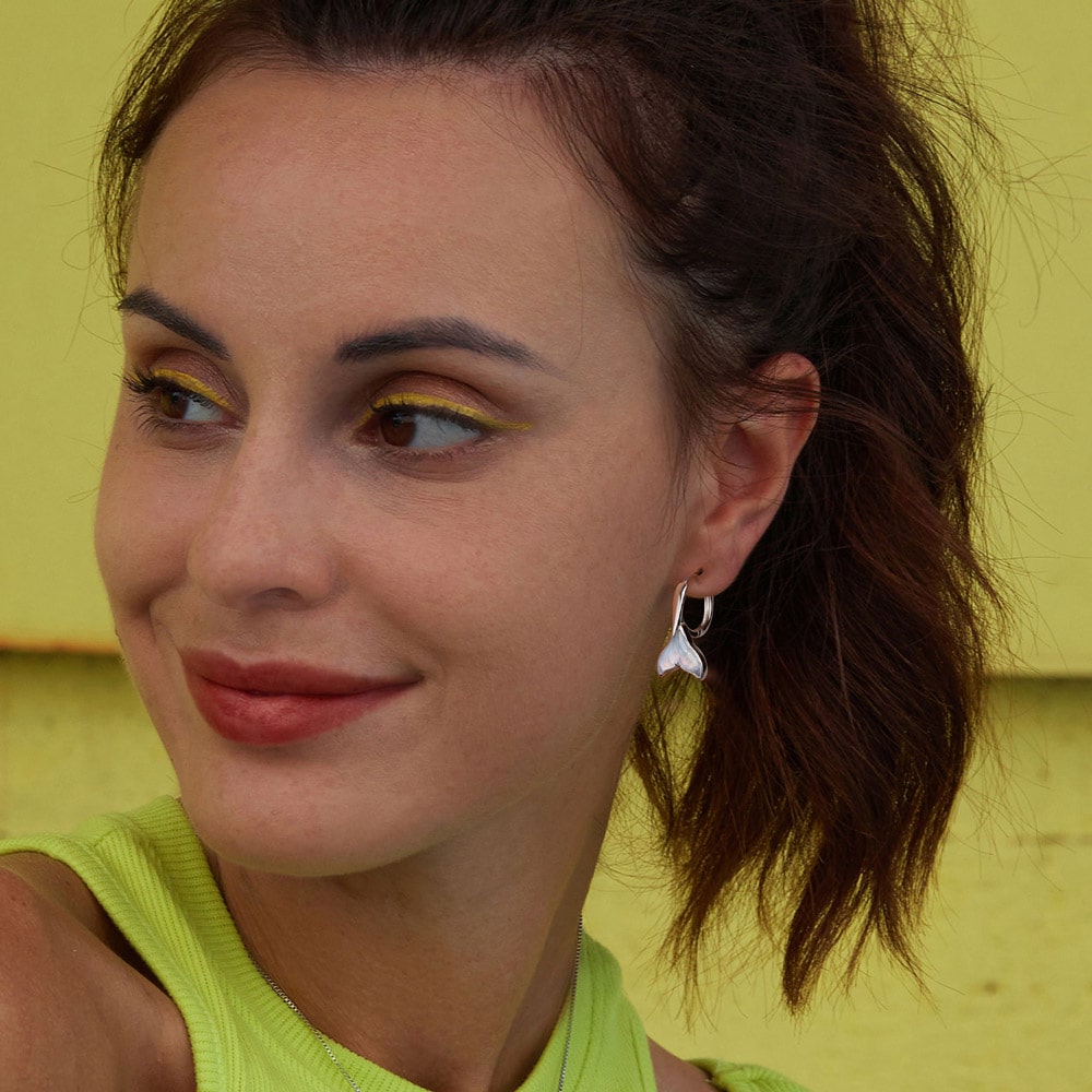 マーメイド フィッシュテール フープピアス image number 3