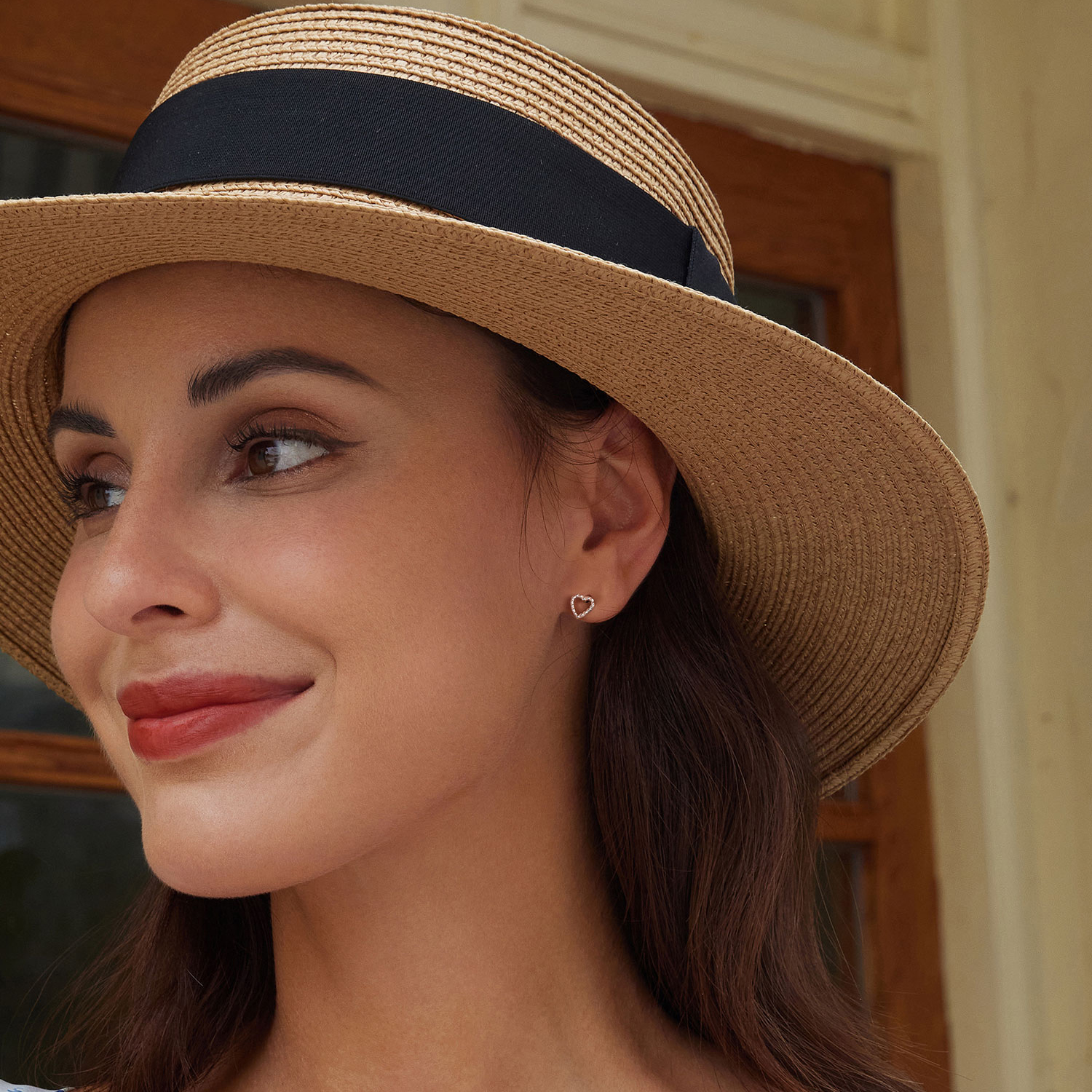 ミニハートスタッドピアス image number 3